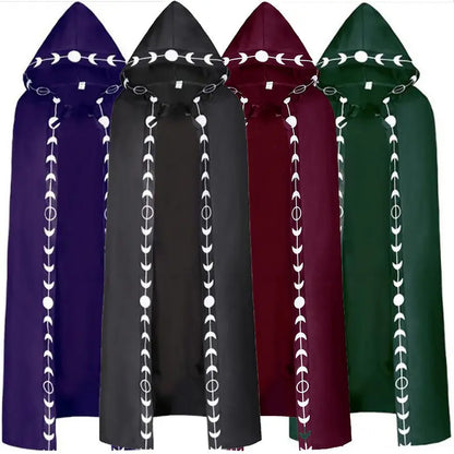 Halloween Ball Dress Up Death Cloak Medieval Hoodie Cloak - Ocean Vault