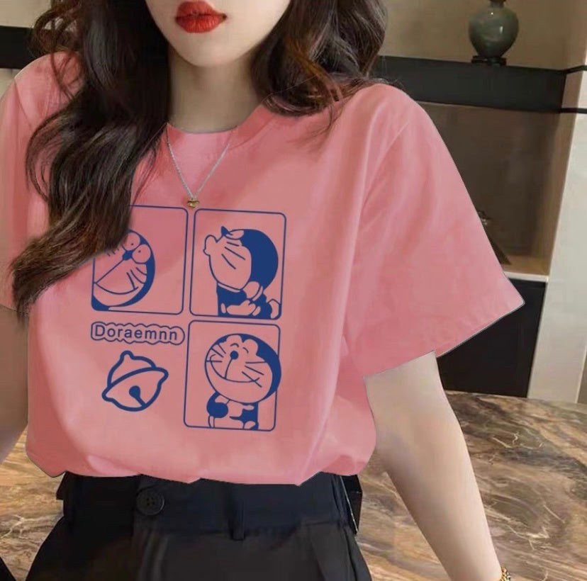 Pure Cotton Summer Short-sleeved T-shirt Chinese Style Fashionable And Stylish