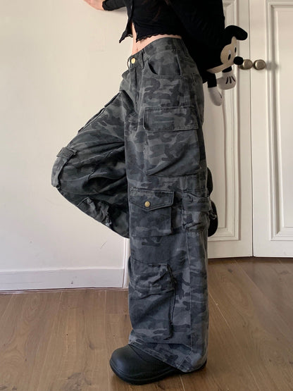 High Street Straight Loose Wide Leg Long