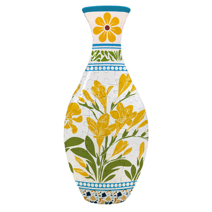 3D Puzzle Vase DIY Living Room Decoration Home