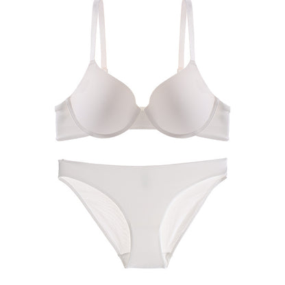 Cross Backless Bra Panties Set