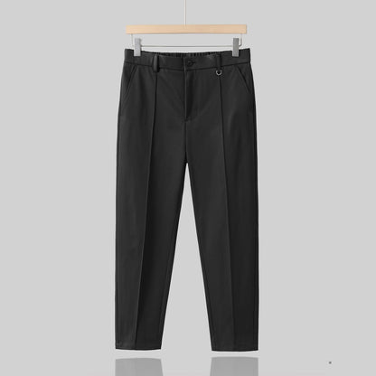 Ironing-free Simple Suit Pants Solid Color Casual Light Luxury Tapered
