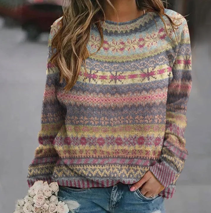 Digital Printed Women's Sweater