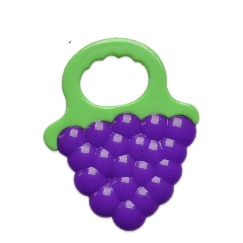 Toddlers Infants Baby Teething Toy Soft Silicone Fruit Teether Holder - Ocean Vault