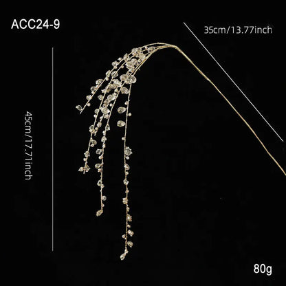 Christmas Acrylic White Crystal Twig Cutting Creative Decoration - Ocean Vault