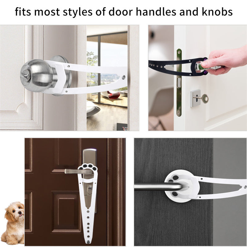 Pet Door Holder Latch Prevents Dogs/Cats From Entering/Exiting