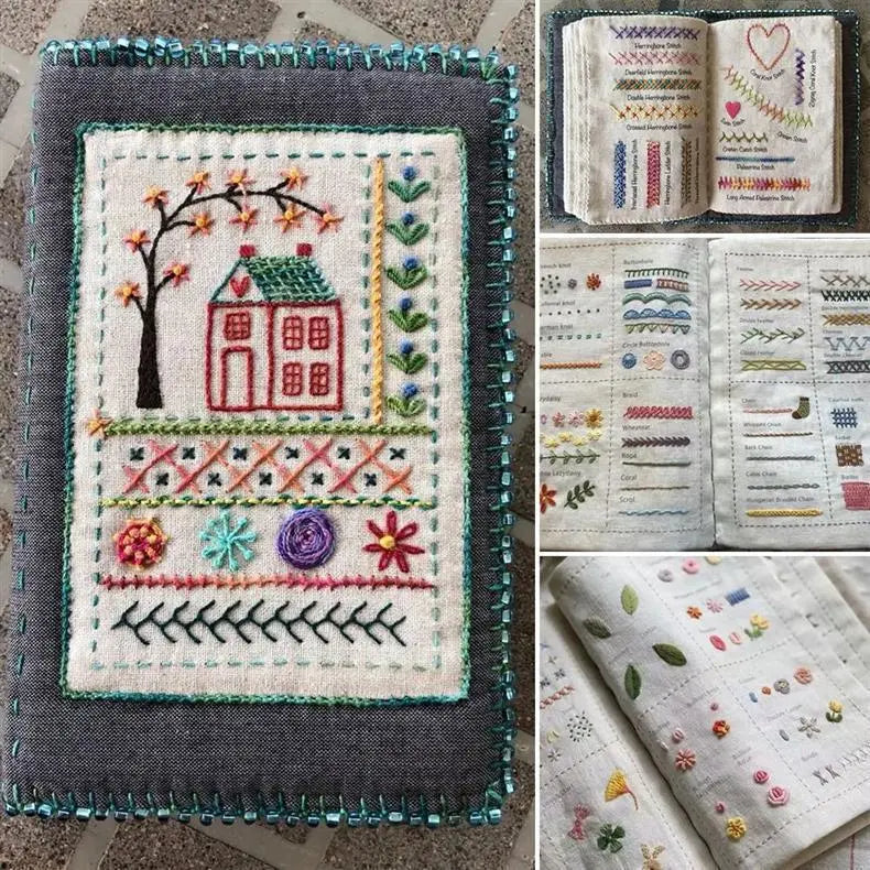Linen Book DIY Embroidery - Ocean Vault