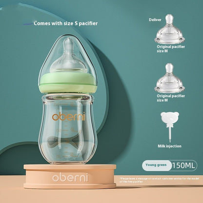 Newborn Wide Bore Glass Bottle 120 150ML