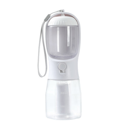 Dog Water Cup Drinking Food Garbage Bag Three-in-one Portable Bottle