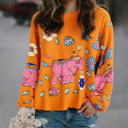 Digital Printed Women's Sweater