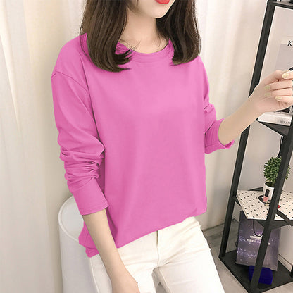 Spring And Autumn New T-shirt Versatile Bottoming Shirt Slim Fit Slimming