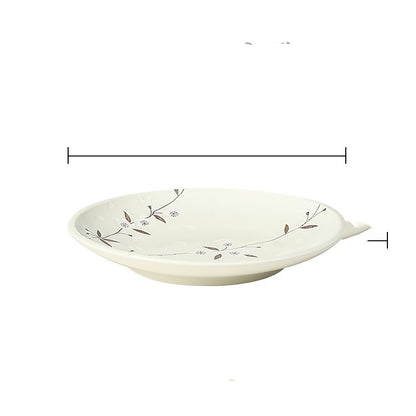 Japanese-style Tableware Plate Steak Plate Dinner Plate Flat Plate