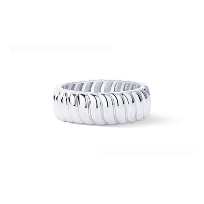 Personalized Bread Abstract Ring For Women