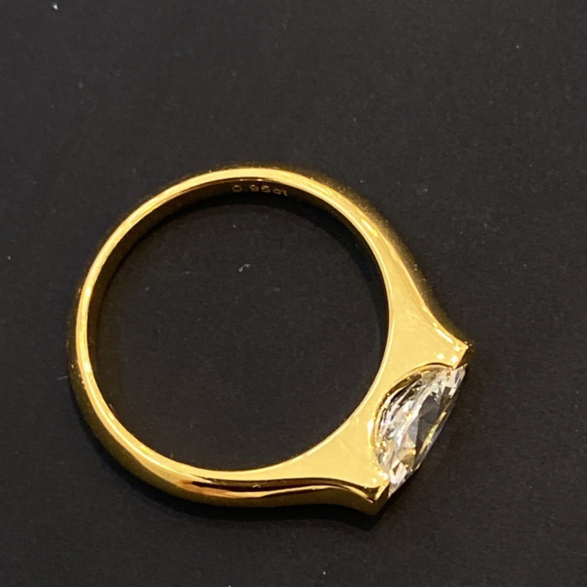 Design Couple New Simple Horse Eye Diamond Ring