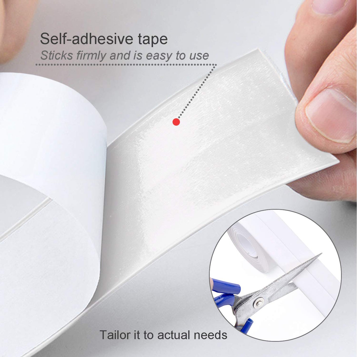 Self Adhesive Sealing Waterproof Tape, Used For Cleaning And Protecting Household Gaps.