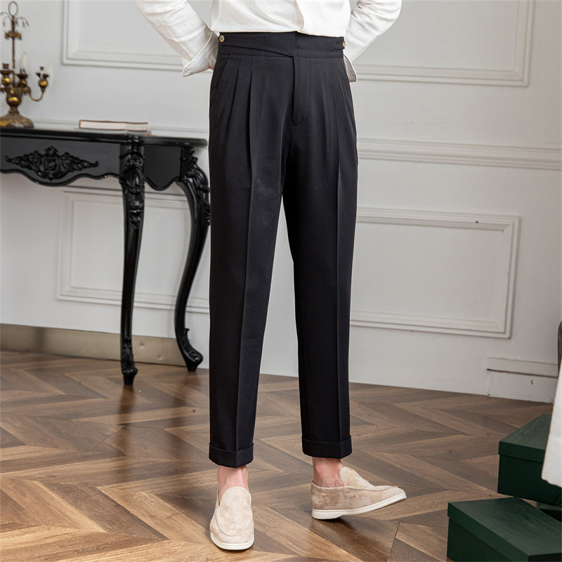 Commuter Gentleman's All-match Personalized Casual Trousers