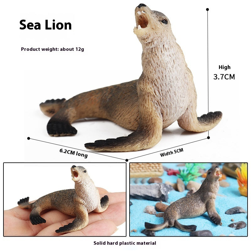 Simulation Marine Animal Model Children's Cognitive Toy