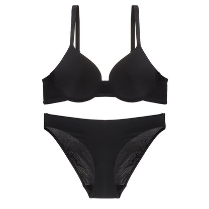 Cross Backless Bra Panties Set