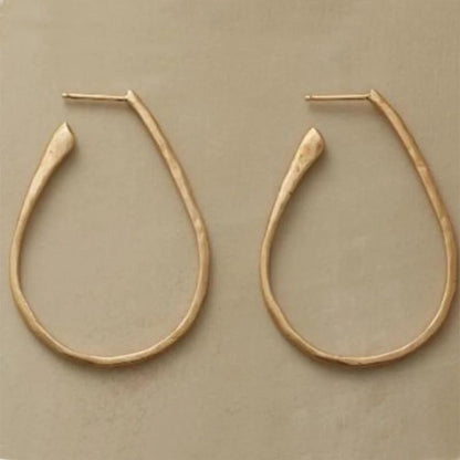 Circle Simple And Stylish Earrings Minority All-match Ear Ring