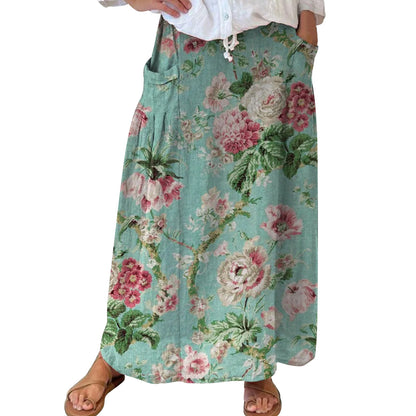 Women's Fashion Vintage Floral Holiday Dress