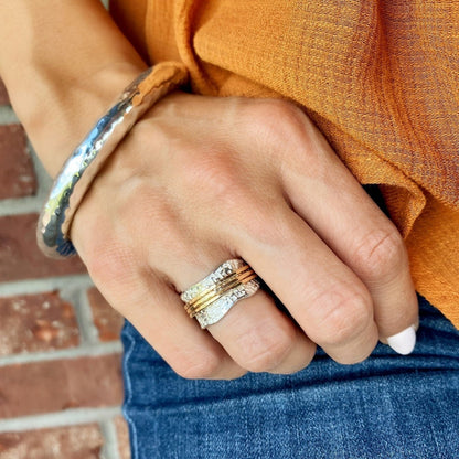 Rotating Pattern Ring For Women