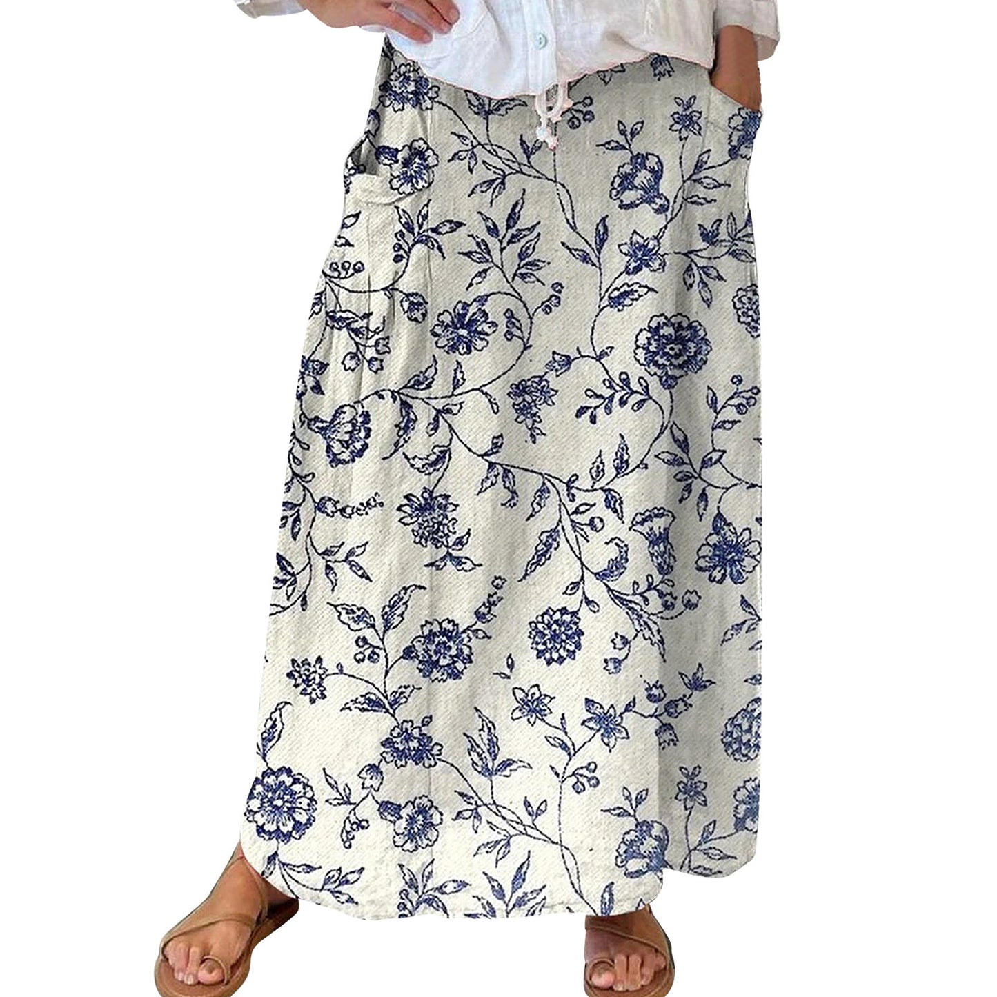 Women's Fashion Vintage Floral Holiday Dress