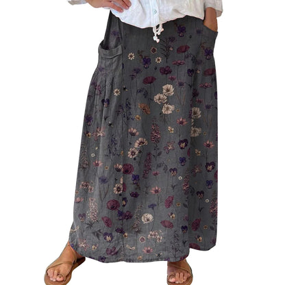 Women's Fashion Vintage Floral Holiday Dress