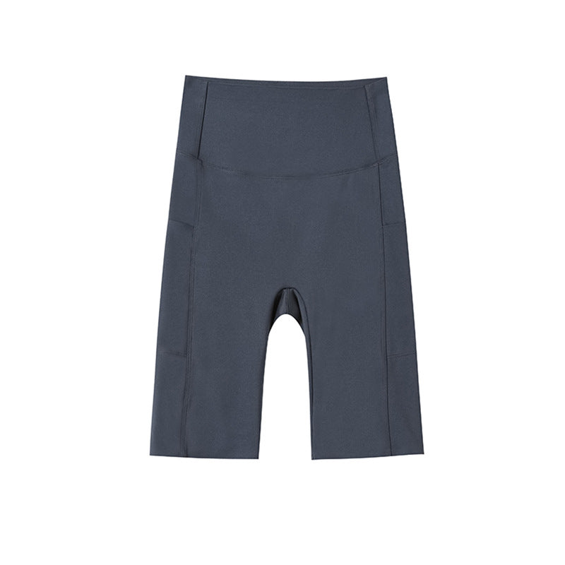 Sports Fitness Belly Contracting Hip Lifting Cycling Pants Yoga