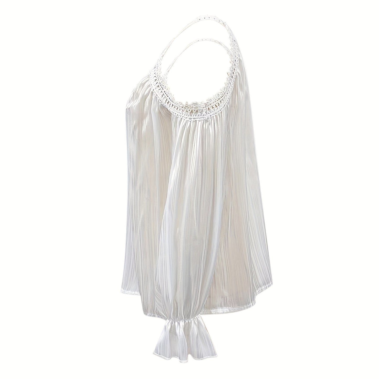 Stitching Lace Shirt Women's Loose Top