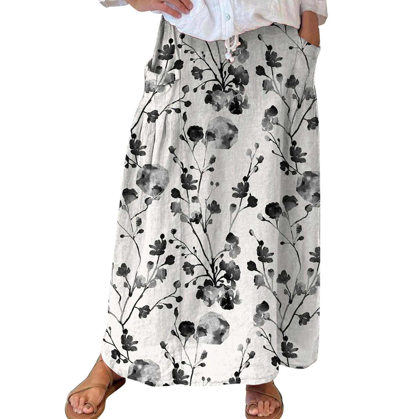 Women's Fashion Vintage Floral Holiday Dress
