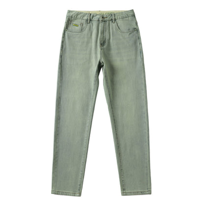 Casual Stretch Nostalgic Micro Ha Pencil Pants Youth Jeans Men
