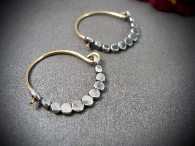 Creative Exaggerating Hollow Stud Earrings Elegant Silver Ear Ring