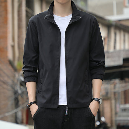 Stand Collar Jacket Men's Coat