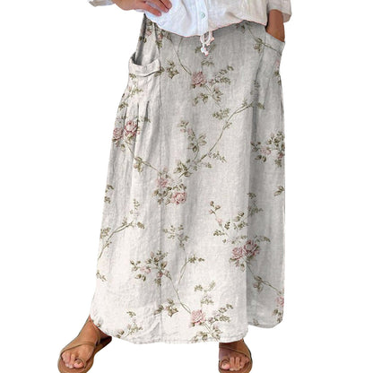 Women's Fashion Vintage Floral Holiday Dress