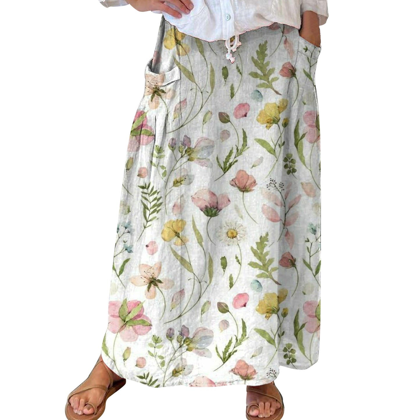 Women's Fashion Vintage Floral Holiday Dress