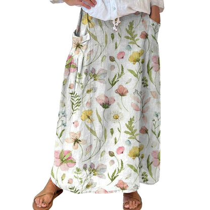 Women's Fashion Vintage Floral Holiday Dress