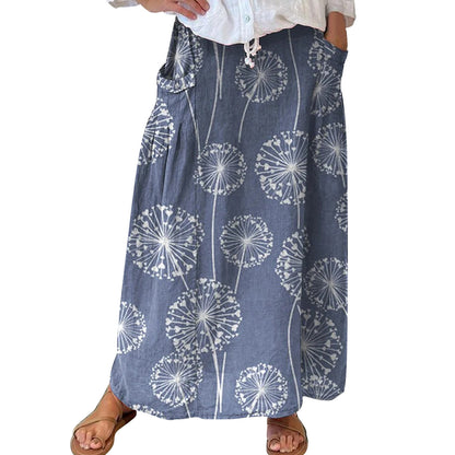 Women's Fashion Vintage Floral Holiday Dress