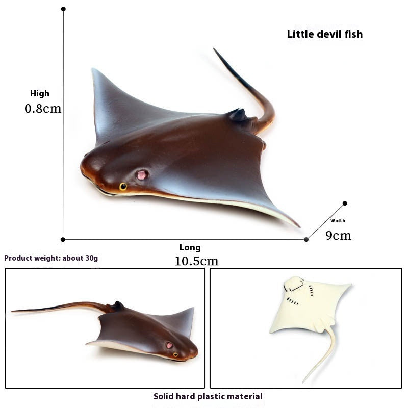 Simulation Marine Animal Model Children's Cognitive Toy