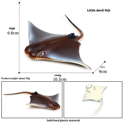 Simulation Marine Animal Model Children's Cognitive Toy