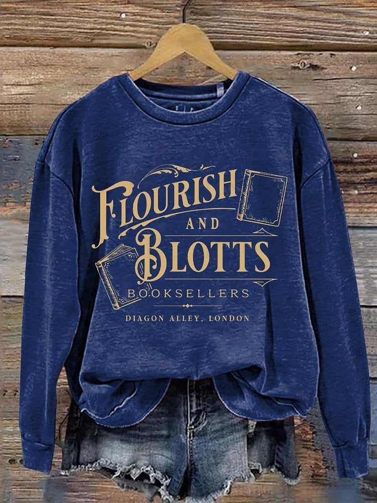 Fashion Digital Printed Round Neck Sweater