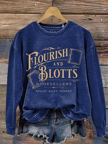 Fashion Digital Printed Round Neck Sweater