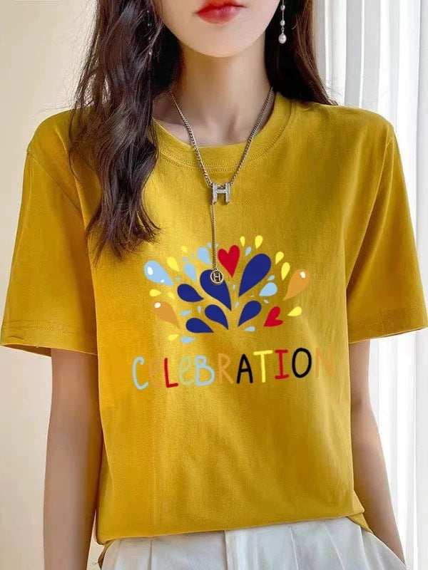 Pure Cotton Summer Short-sleeved T-shirt Chinese Style Fashionable And Stylish