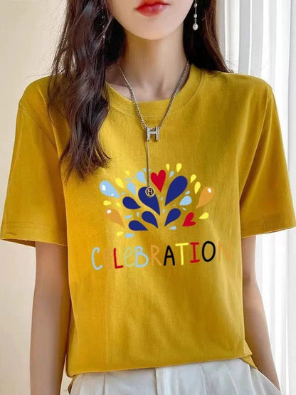 Pure Cotton Summer Short-sleeved T-shirt Chinese Style Fashionable And Stylish