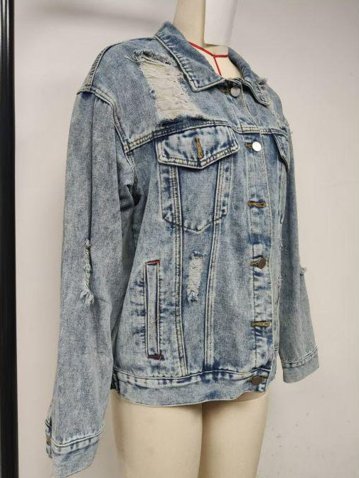 Fashionable Non-elastic Ladies' Coat