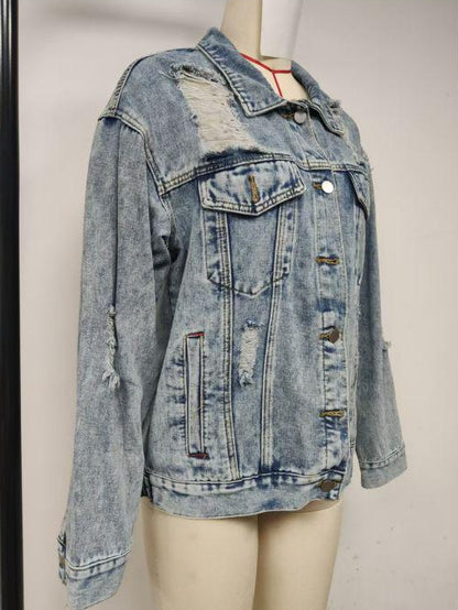 Fashionable Non-elastic Ladies' Coat
