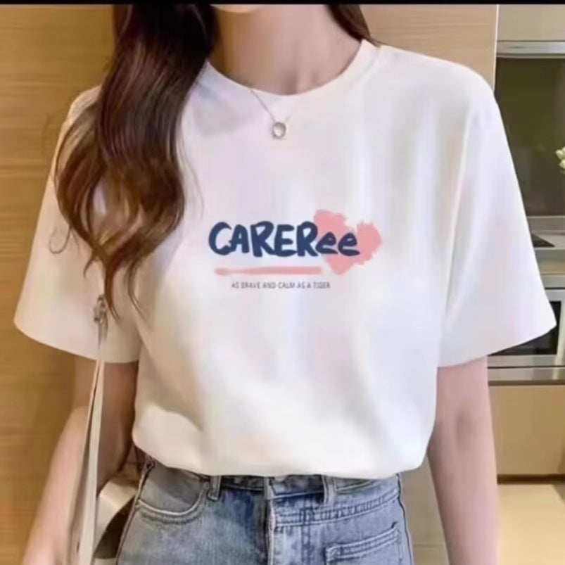 Pure Cotton Summer Short-sleeved T-shirt Chinese Style Fashionable And Stylish