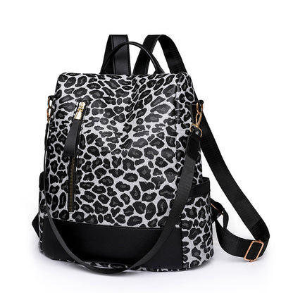 Simple Leisure Travel Large Capacity Soft Leather Shoulder Bag For Women