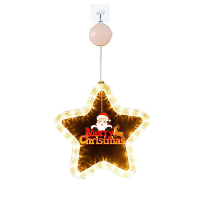 Christmas Pendant Decoration Christmas Atmosphere Led Lights Led Christmas Star Light Decoration For Window Door For Holiday - Ocean Vault