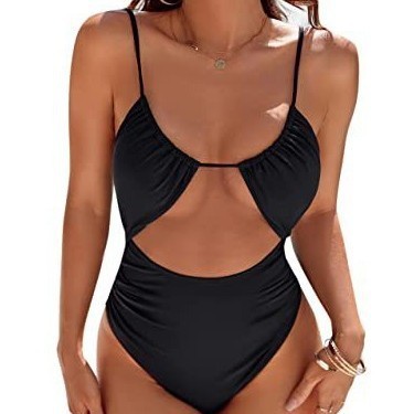 European And American Cute Women's One-piece Swimsuit
