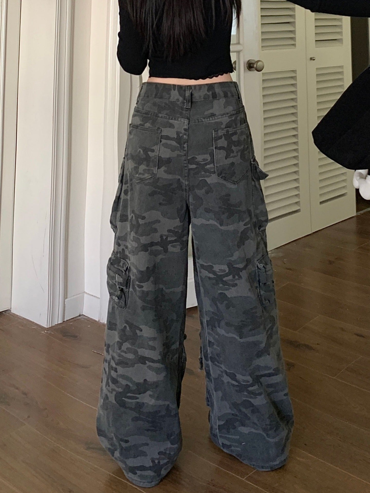 High Street Straight Loose Wide Leg Long